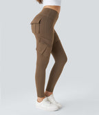Legging yoga ajusté cargo taille haute DayStretch avec poches