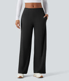 Pantalon large taille moyenne DayStretch avec poches
