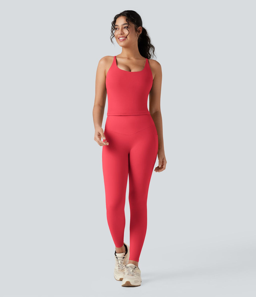 Débardeur yoga Halara UltraSculpt™ col U