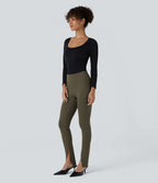 Pantalon tailleur devant taille haute Halara Flex™