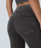 Halara Flex™ Jegging Capri Taille Haute Extensible Poche Latérale Arrière