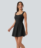 Robe-short mini SoftlyZero™ Plush à encolure cœur avec coussinets amovibles, poches et bonnets B à E, accès facile Easy Peasy
