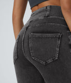 Halara Flex™ Jegging Travail Taille Haute Croisé Poches Multiples Tricot Extensible