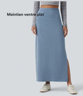 Halara Flex™ Jupe maxi casual en jean taille haute gainante