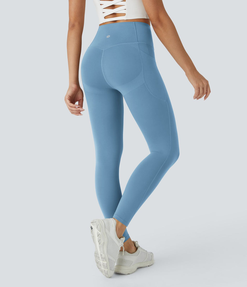 Legging d'entraînement gainant galbant taille haute avec poches Halara UltraSculpt™