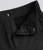 Pantalon skinny taille haute à chevrons pour le golf avec poches