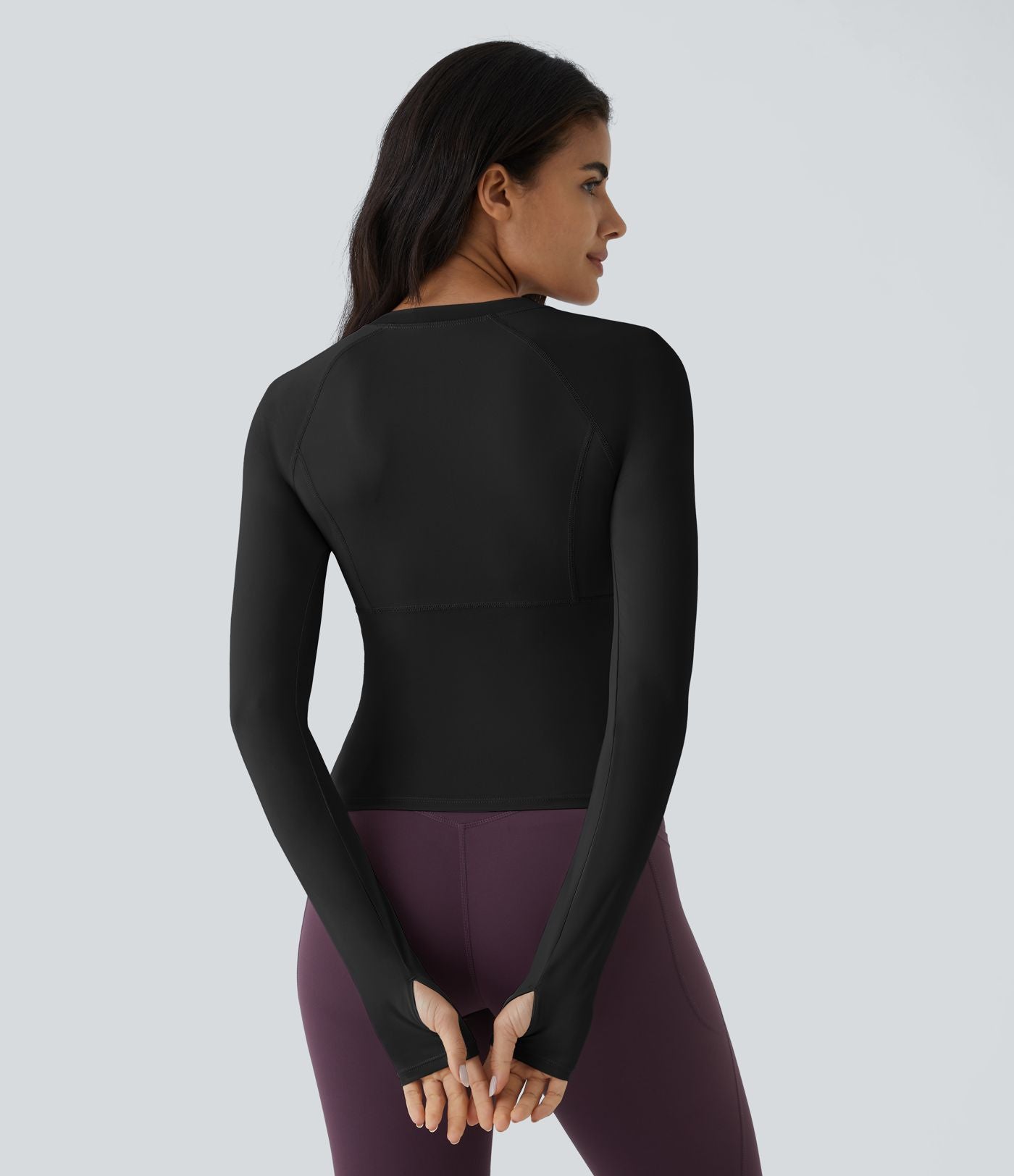 Top Sport Yoga Uni Trous pour les Pouce