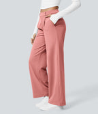 Pantalon tailleur Halara Flex™ DayStretch coupe droite taille haute avec poches