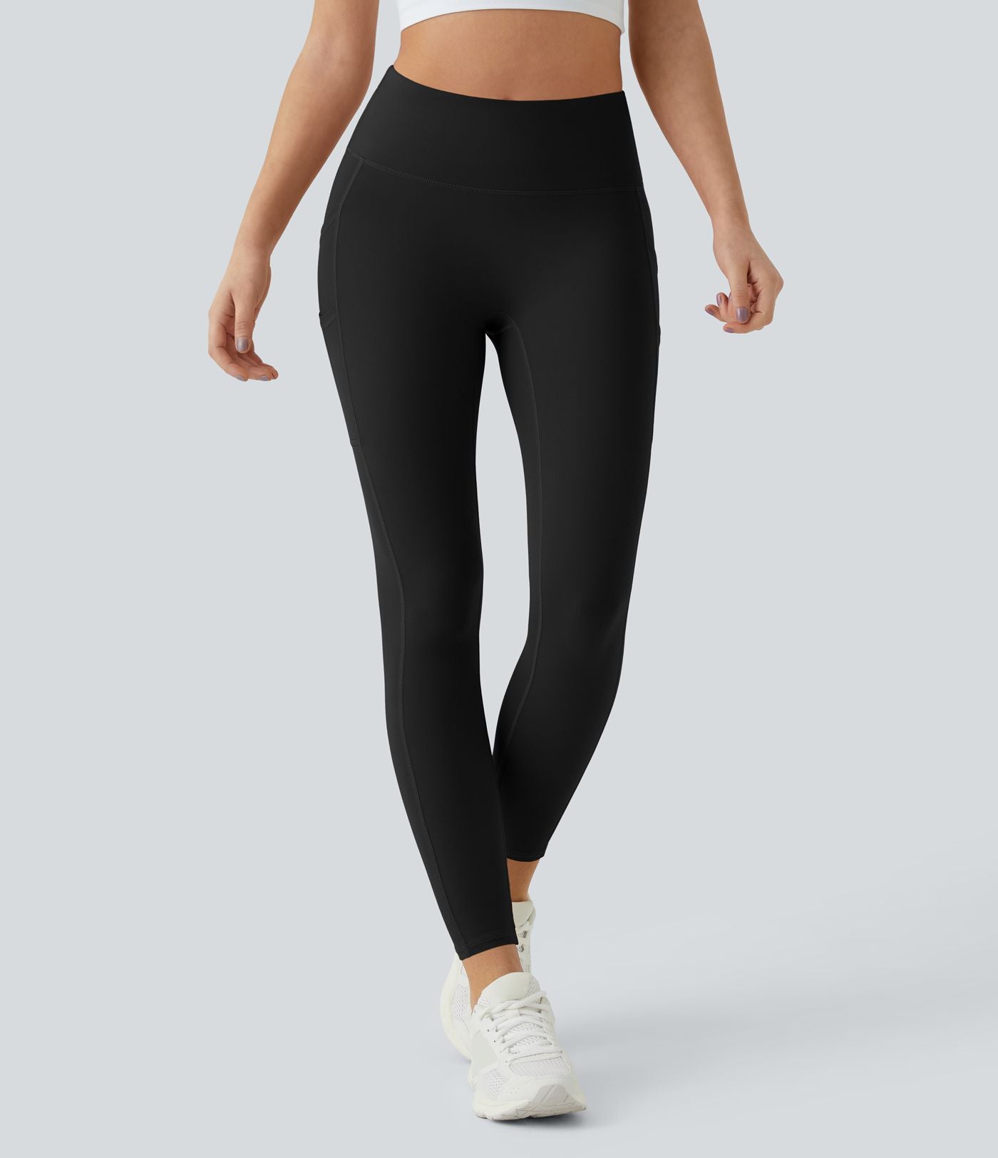Softlyzero™ Legging Uni Taille Haute Doubles Poches - UPF50+