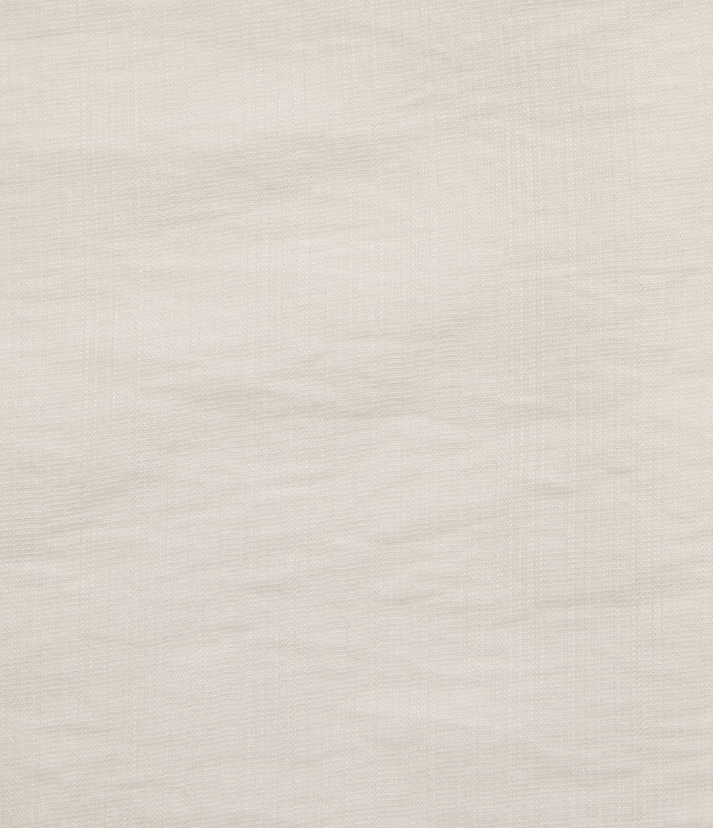Chemise col V manches courtes aspect lin pour le bureau