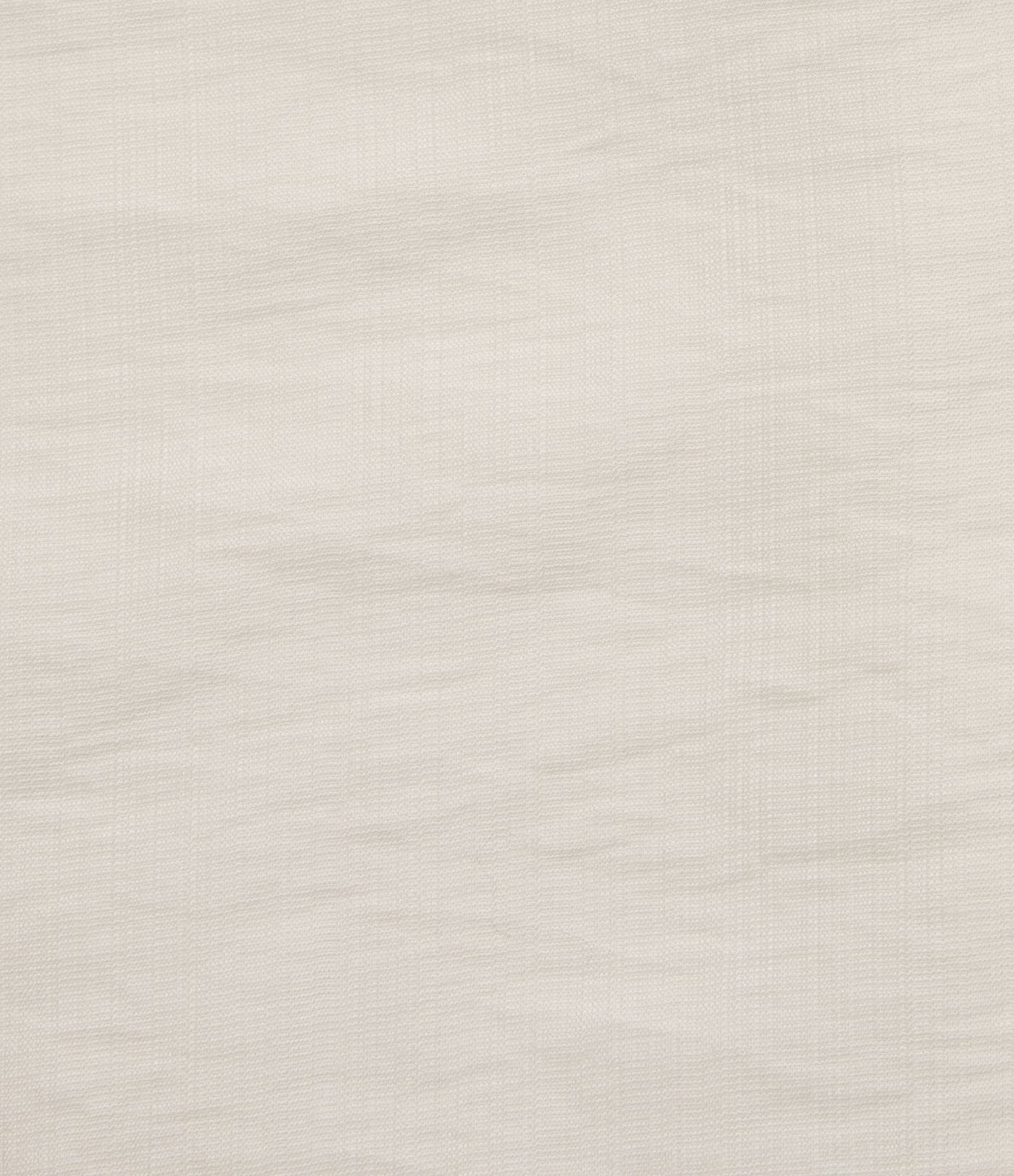 Chemise col V manches courtes aspect lin pour le bureau
