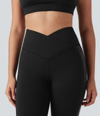 Legging yoga SoftlyZero™ 7/8 skinny taille haute croisée avec poches - UPF50+