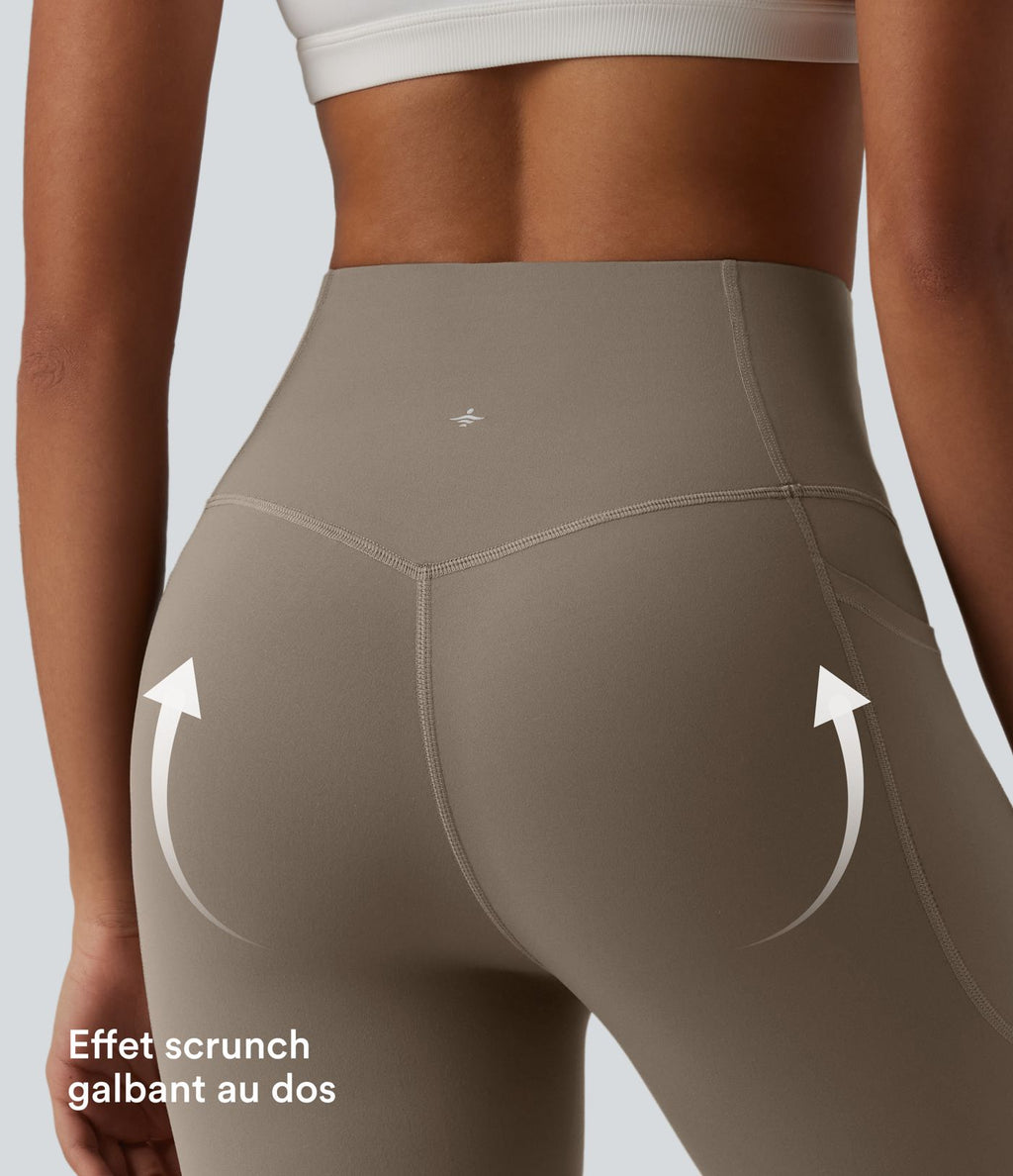 Halara UltraSculpt™ Legging de yoga évasé gainant taille haute avec poches