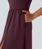 Robe caraco décontractée SoftlyZero™ Airy dos nageur effet frais InstantCool avec poches, bonnets E-G