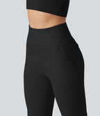 Halara UltraSculpt™ Legging évasé décontracté taille haute ventre plat avec poches