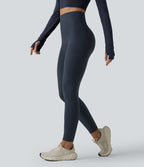 Halara Ultrasculpt™ Legging de running gainant taille haute dos croisé avec poches