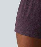 SoftlyZero™ Short de sport 2 en 1 taille haute en dentelle 7,5 cm avec poches