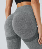 Legging push-up taille haute froncé sans couture OneForm Seamless Flow