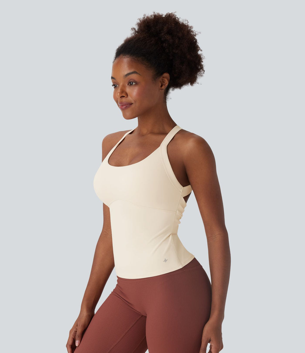 Débardeur yoga SoftlyZero™ Plush à découpes A-D
