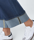 Halara Flex™ Jean Larges Taille Haute Ourlet Roulotté Multiples Poches