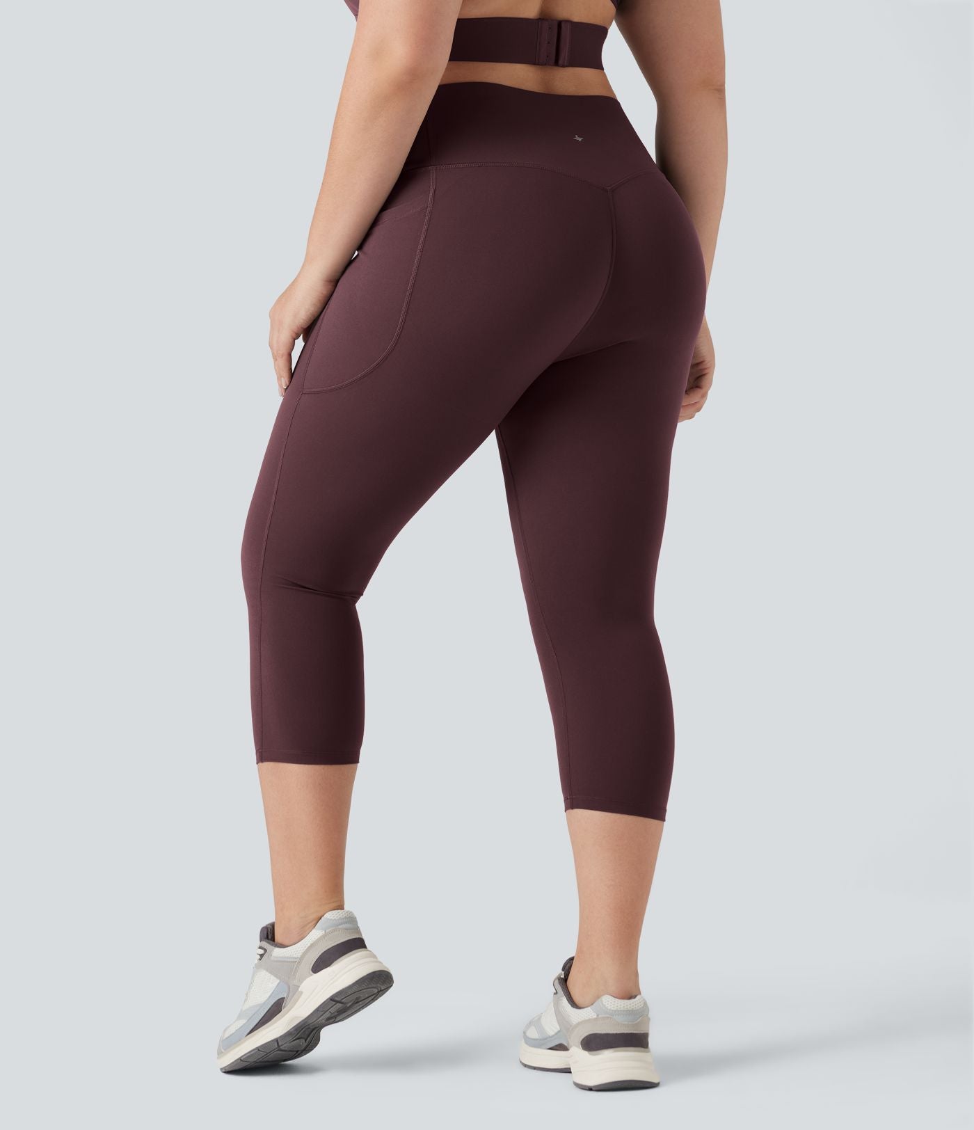 Jupe-short de tennis courte 2-en-1 gainante taille haute avec poches
