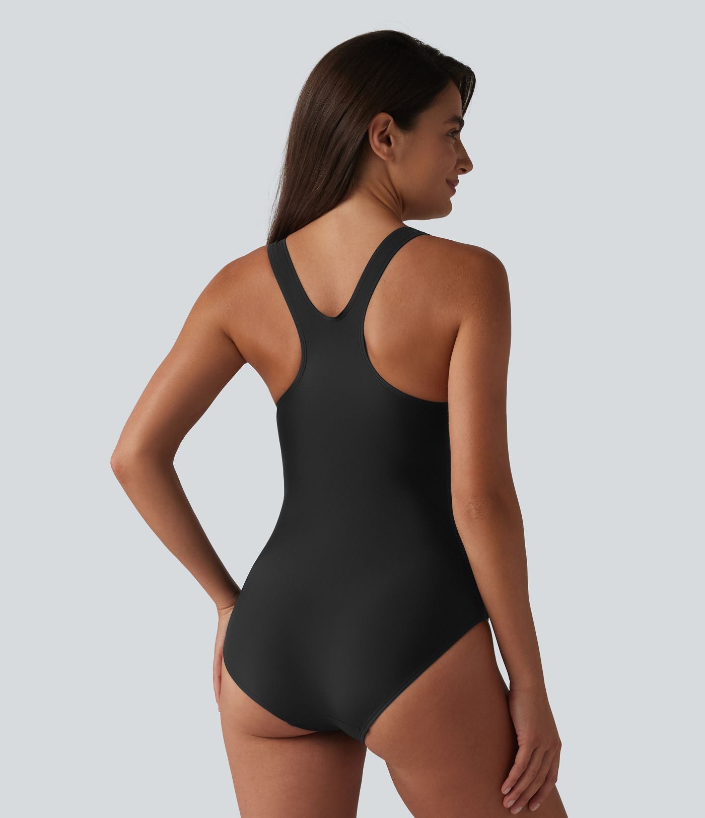 Maillot de bain une pièce imprimé léopard avec soutien-gorge intégré et ventre plat