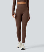 Legging running polaire thermique gainant croisé dos taille haute Halara UltraSculpt™ Heat avec poches