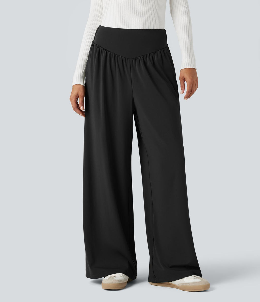 Legging corsaire d'entraînement gainant galbant taille haute avec poches Halara UltraSculpt™