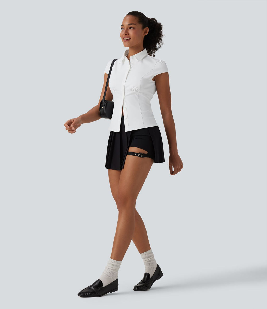 Chemise casual manches courtes séchage rapide