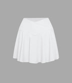 Jupe de tennis SoftlyZero™ Airy taille haute confortable 2-en-1 poches latérales croisées évasée effet frais