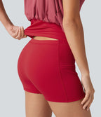 Robe mini de tennis Active Dress côtelée à col tunisien, poches et accès facile Easy Peasy