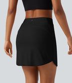 Jupe de golf mini 2-en-1 taille haute en SoftlyZero™ Airy à effet frais InstantCool avec poches