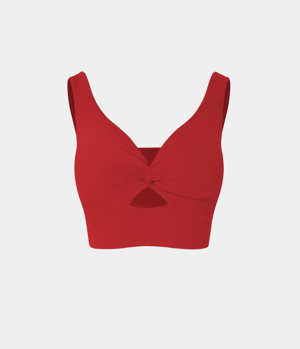 Brassière yoga SoftlyZero™ Airy maintien léger découpes effet frais InstantCool, bonnets A-D, protection solaire UPF50+