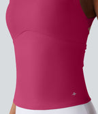 Débardeur yoga SoftlyZero™ Plush à découpes A-D