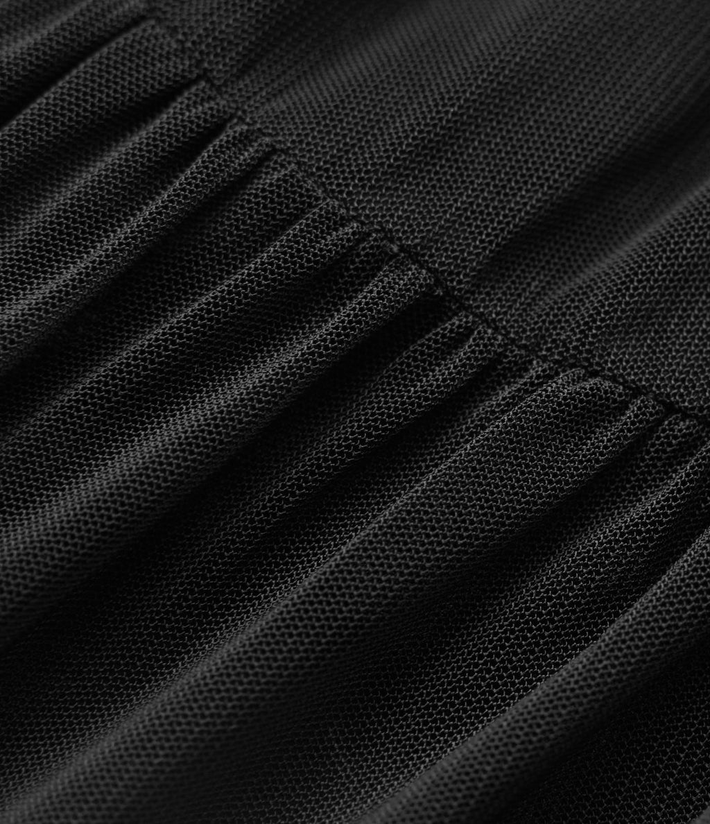 Jupe-short de tennis mini taille haute croisée fluide avec poches