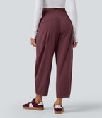 Pantalon 7/8 jambes tonneau taille moyenne DayStretch avec poches