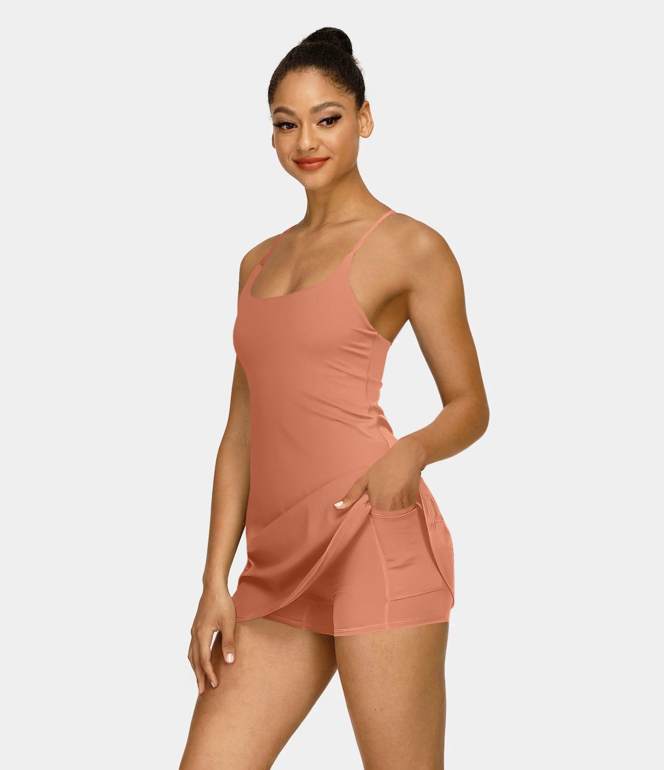 Robe de sport SoftlyZero™ Plush dos nu A-C