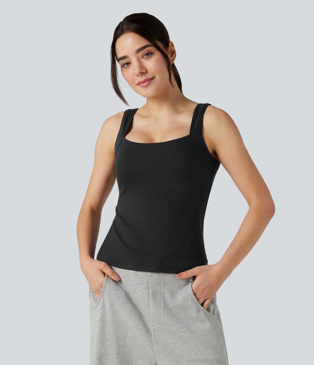 Débardeur chaud décolleté carré