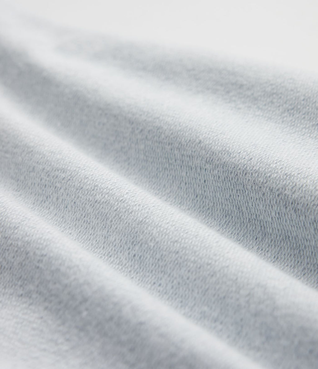 Jean de survêtement décontracté à rayures en tissu éponge français imprimé denim taille mi-haute avec poches