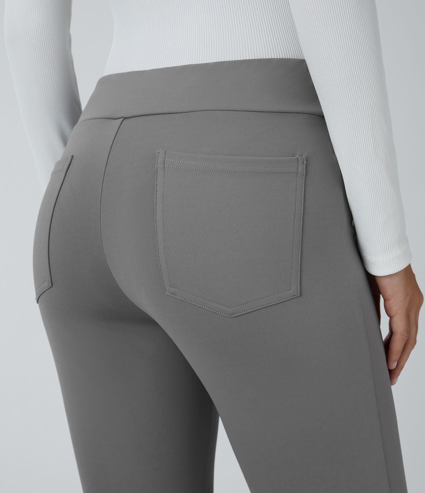 Pantalon tailleur taille moyenne Halara Flex™ avec poches