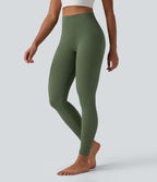 Legging de yoga 7/8 sans couture Seamless gainant et sculptant à taille haute