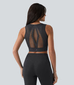 Débardeur de yoga OneForm Seamless Flow à découpes avec brassière intégrée