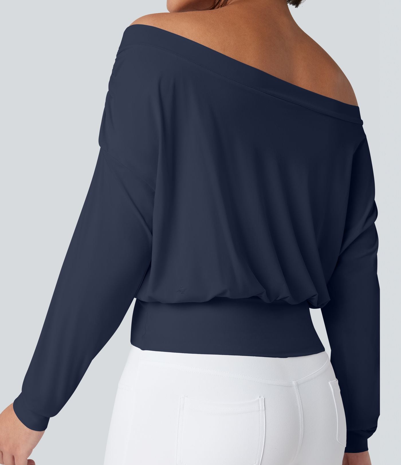 Haut de sport yoga oversize épaules dénudées effet frais InstantCool séchage rapide