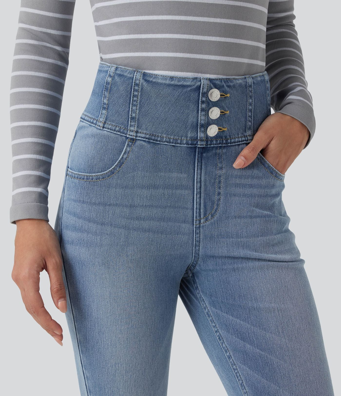 Jean skinny Halara Flex™ taille haute avec poches