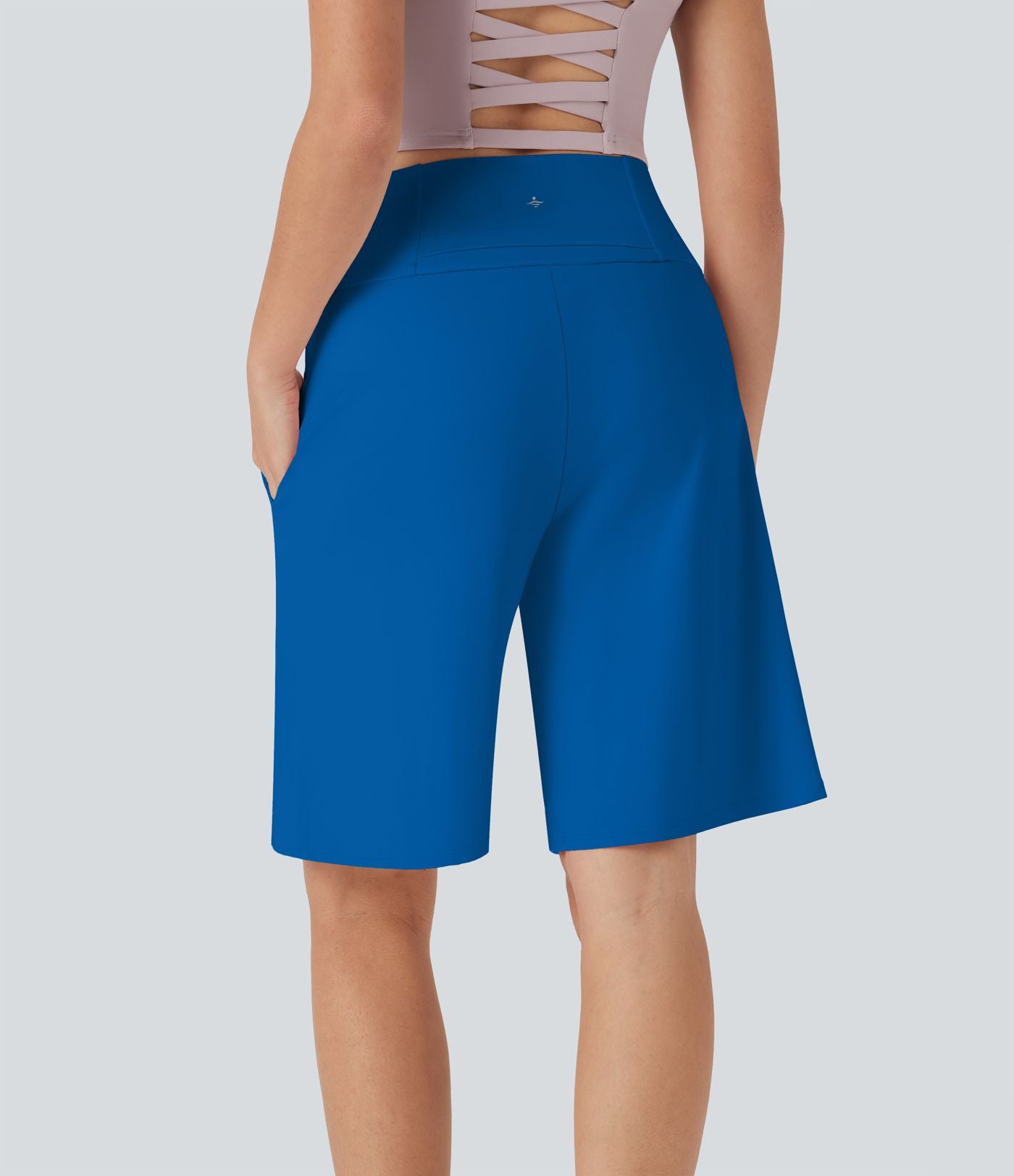 Bermuda SoftlyZero™ Airy de yoga taille haute avec poches multiples et effet frais InstantCool