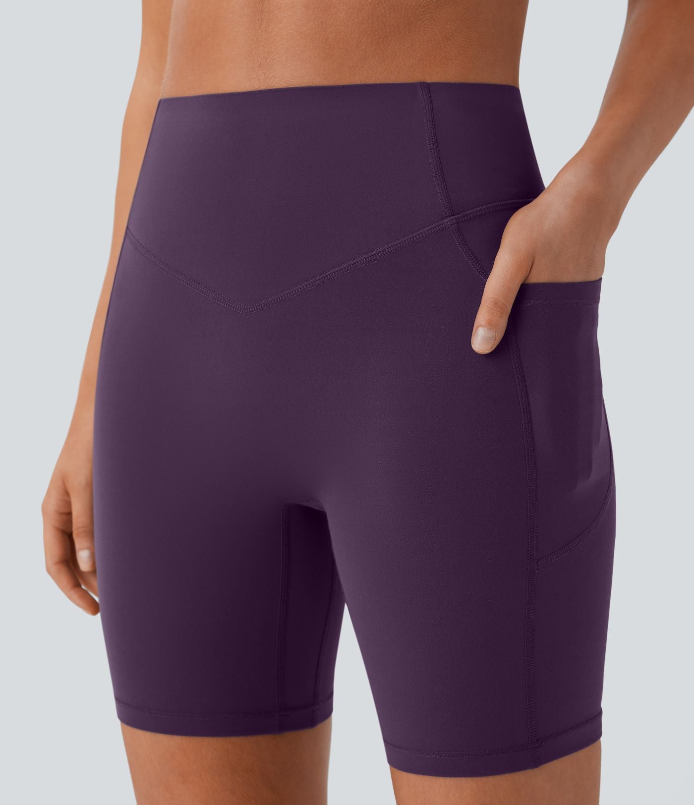 Legging de yoga gainant taille haute chiné à séchage rapide avec poches Halara UltraSculpt™