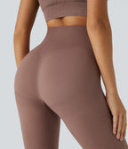 Legging d'entraînement gainant effet push-up taille haute côtelé doux sans couture OneForm Seamless Flow