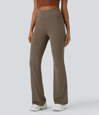 Pantalon évasé pleine longueur de course gainant taille mi-haute avec poches Halara UltraSculpt™