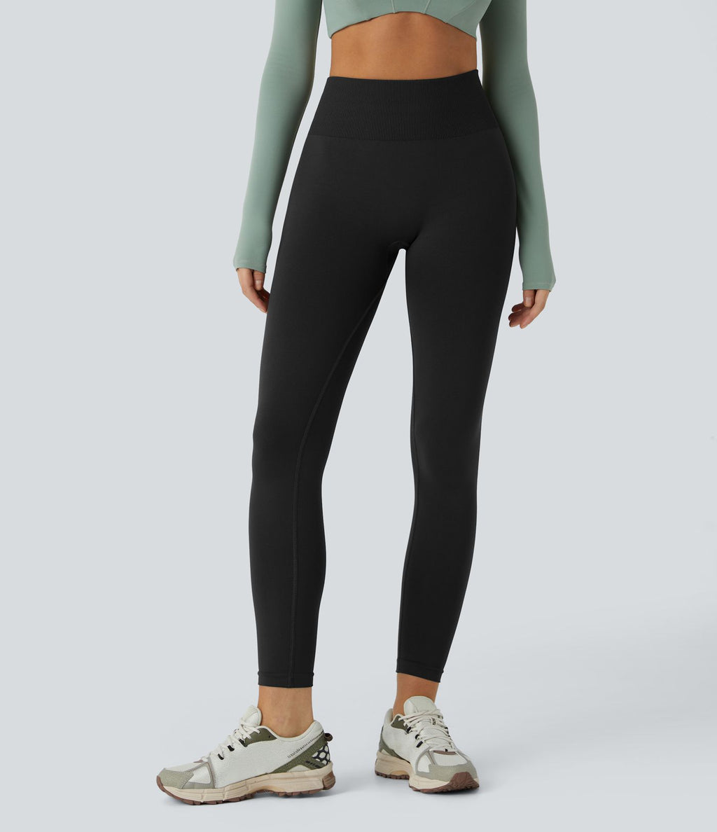Legging yoga gainant effet push-up taille moyenne sans couture OneForm Seamless Flow