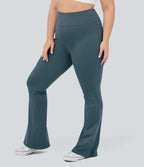 Legging yoga évasé grande taille taille haute DayStretch avec poches